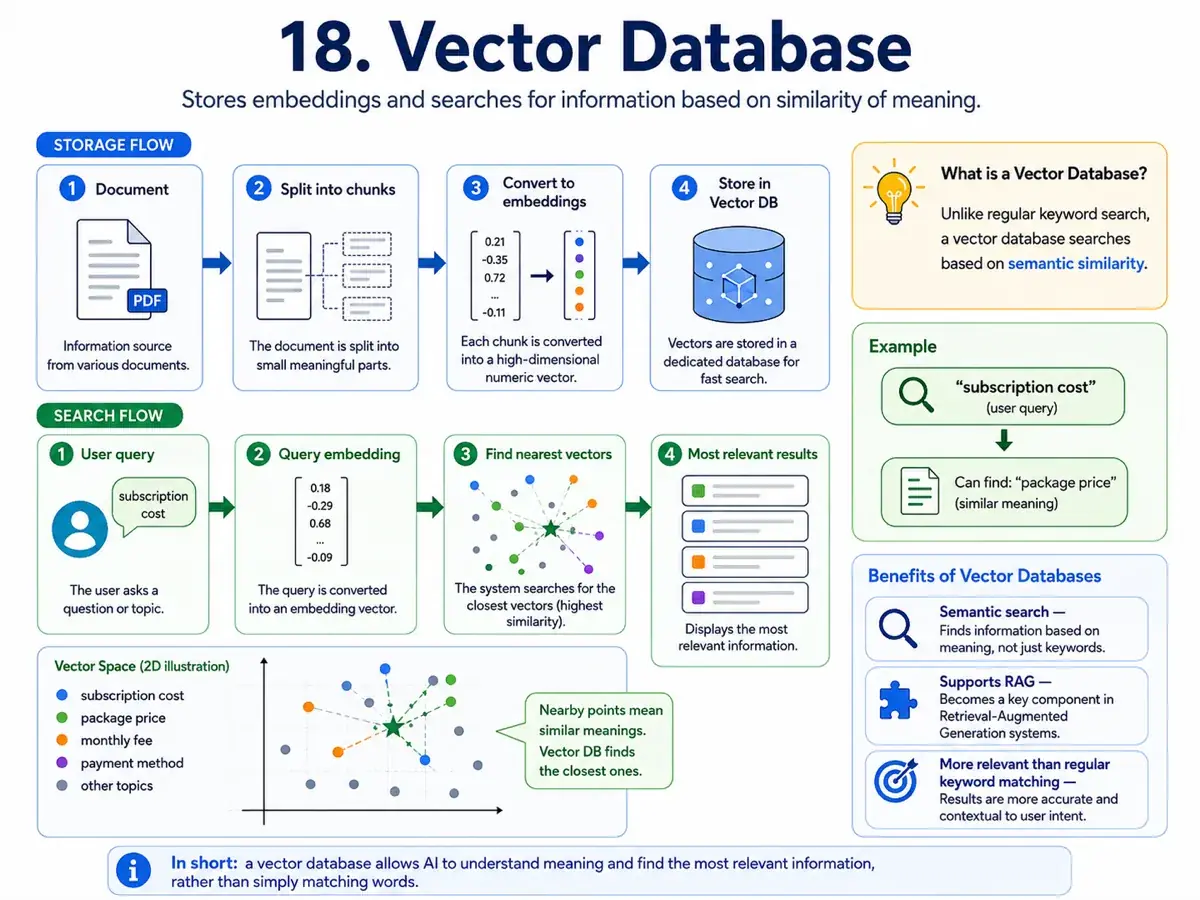 Infographic about Vector Database