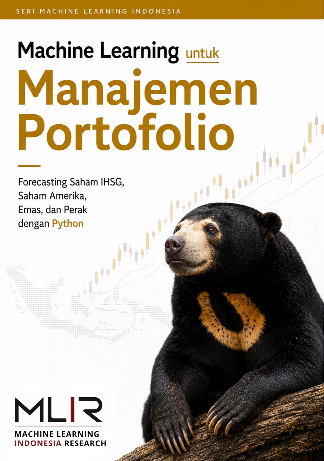 Cover buku Machine Learning untuk Manajemen Portofolio